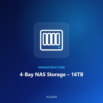4-Bay NAS Storage – 16TB