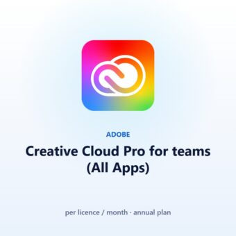 Adobe Creative Cloud Pro for teams (All Apps) (per licence / month)